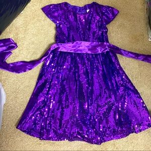 Girls sequin dress